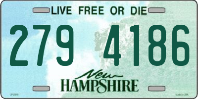NH license plate 2794186