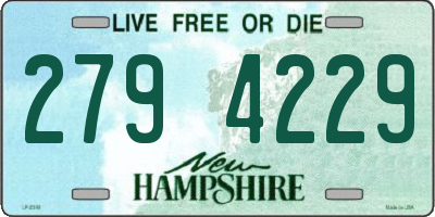 NH license plate 2794229