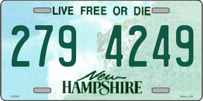 NH license plate 2794249