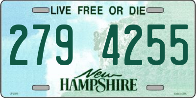 NH license plate 2794255