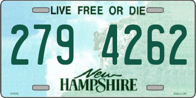 NH license plate 2794262
