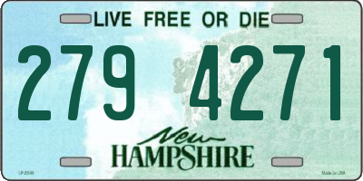 NH license plate 2794271
