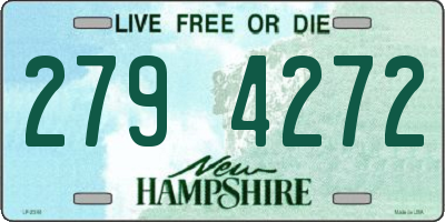 NH license plate 2794272