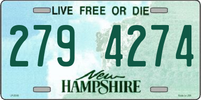 NH license plate 2794274