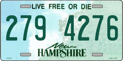 NH license plate 2794276