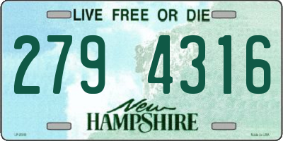NH license plate 2794316