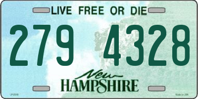 NH license plate 2794328