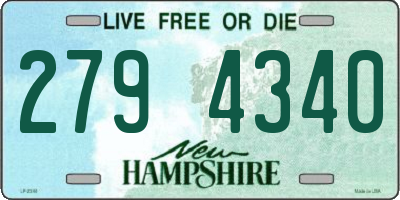 NH license plate 2794340