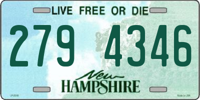NH license plate 2794346