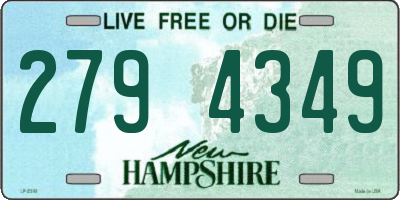 NH license plate 2794349