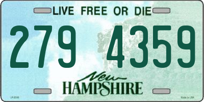 NH license plate 2794359