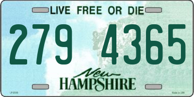 NH license plate 2794365