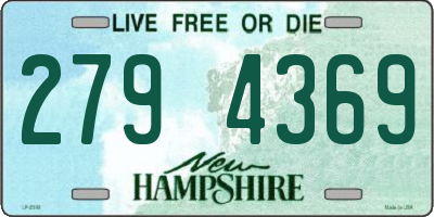NH license plate 2794369