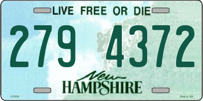NH license plate 2794372