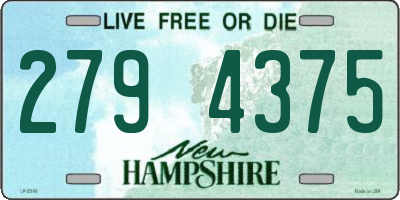NH license plate 2794375