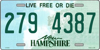 NH license plate 2794387