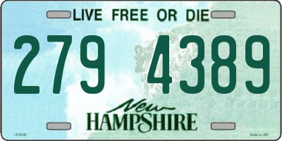 NH license plate 2794389