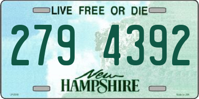 NH license plate 2794392