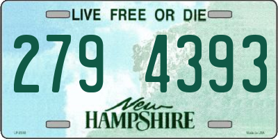 NH license plate 2794393