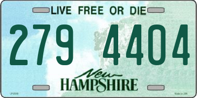 NH license plate 2794404