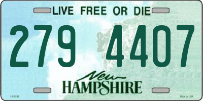 NH license plate 2794407