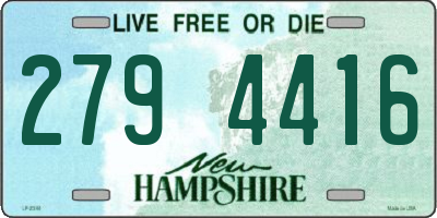 NH license plate 2794416