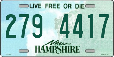 NH license plate 2794417