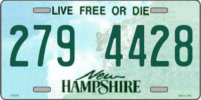 NH license plate 2794428