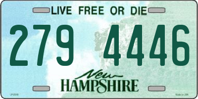 NH license plate 2794446