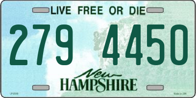 NH license plate 2794450