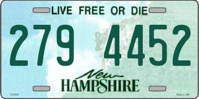 NH license plate 2794452