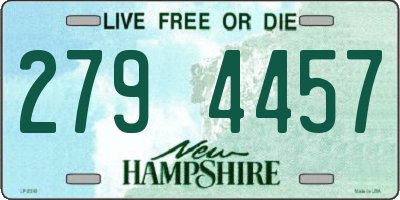 NH license plate 2794457