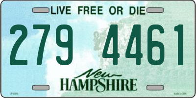 NH license plate 2794461