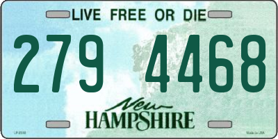 NH license plate 2794468