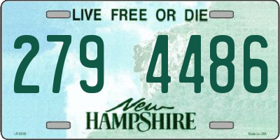 NH license plate 2794486