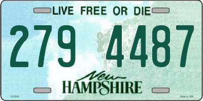 NH license plate 2794487