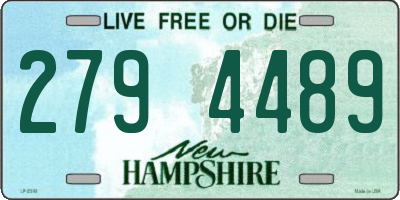 NH license plate 2794489