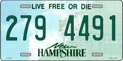 NH license plate 2794491