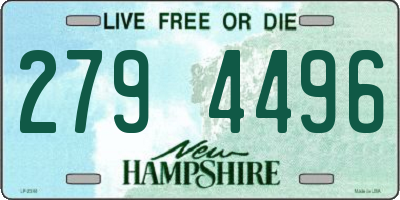 NH license plate 2794496
