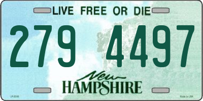 NH license plate 2794497