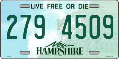 NH license plate 2794509