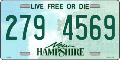 NH license plate 2794569