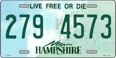 NH license plate 2794573