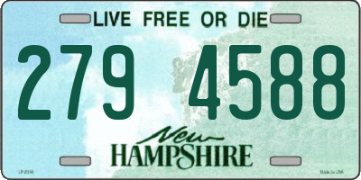 NH license plate 2794588