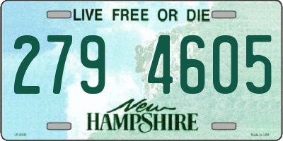 NH license plate 2794605