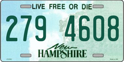 NH license plate 2794608