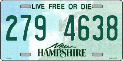 NH license plate 2794638