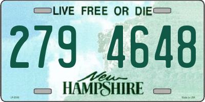 NH license plate 2794648