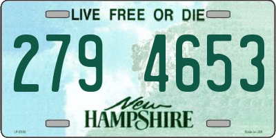 NH license plate 2794653