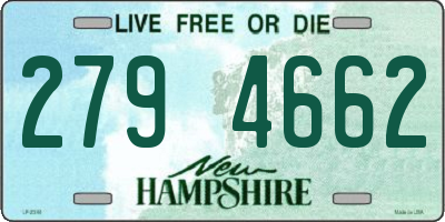 NH license plate 2794662